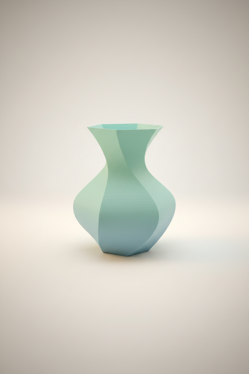 3D Printed Geometric Vase