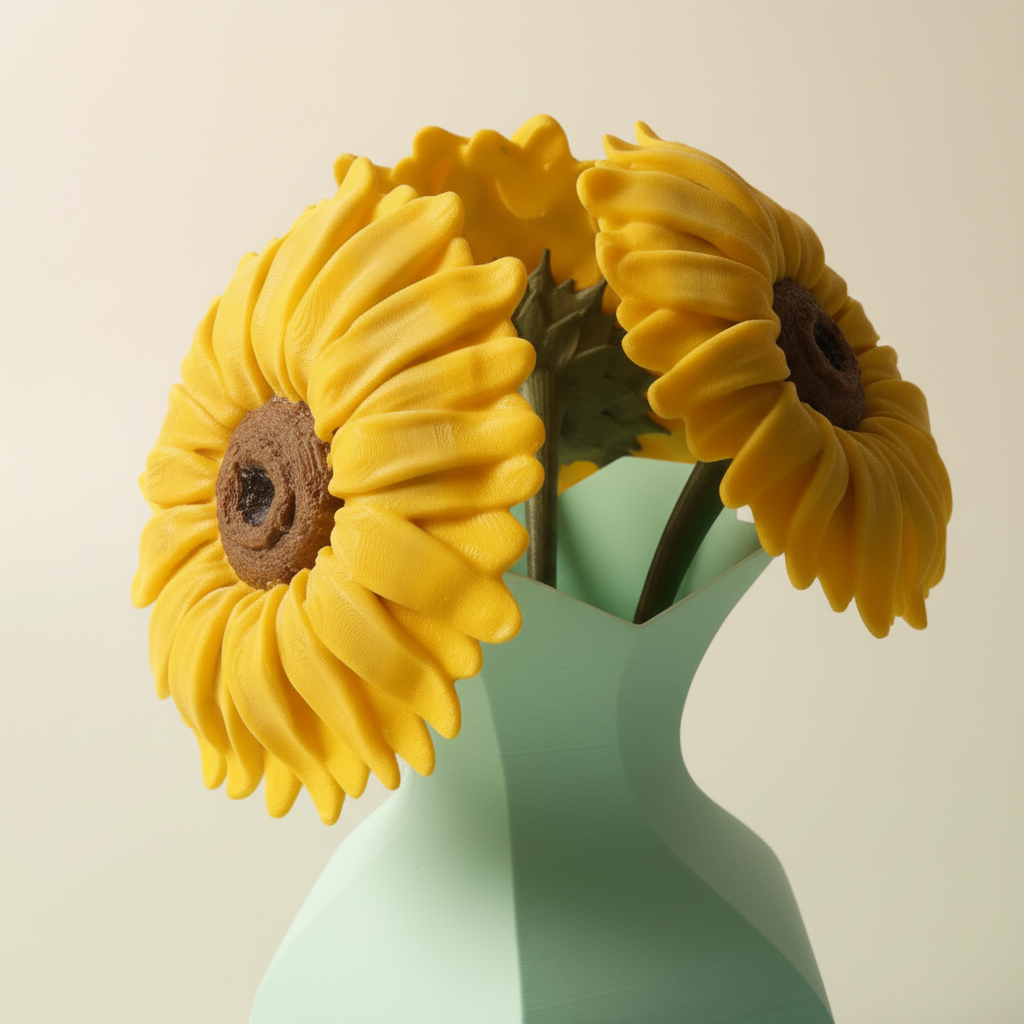 3D Printed Sunflowers