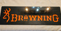 Browning Gun Sign – Two-Layer Metal Sign