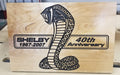 Shelby Cobra 40th Anniversary Wood Sign – CNC Cut