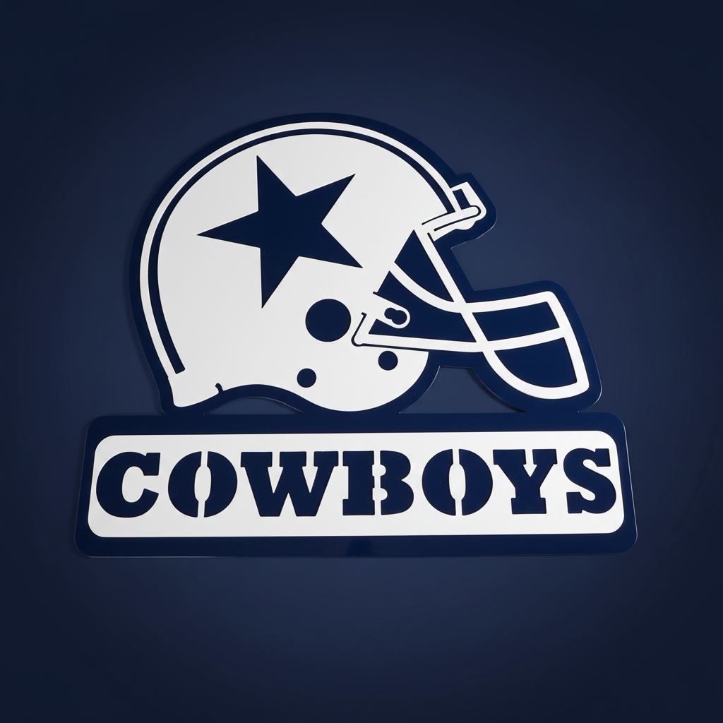 Dallas Cowboys Metal Sign