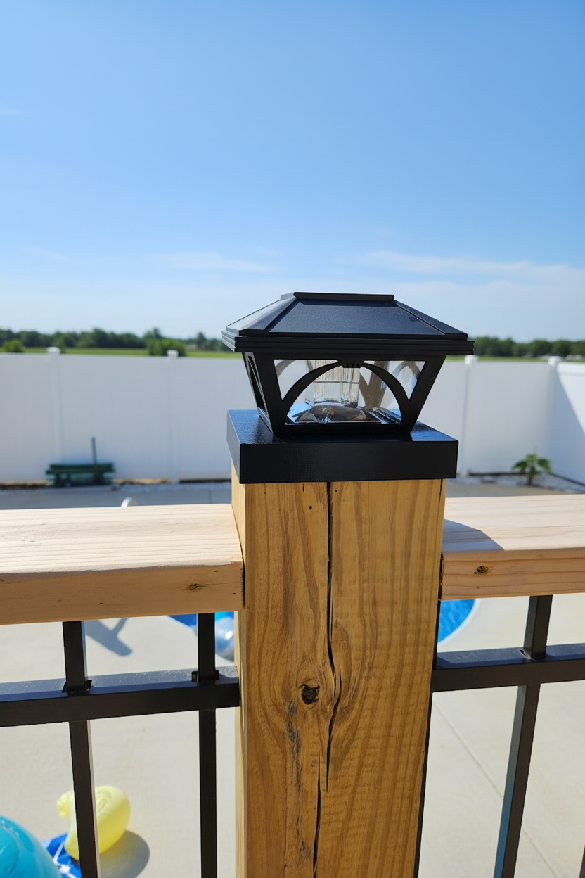 Solar LED Post Cap Adapter